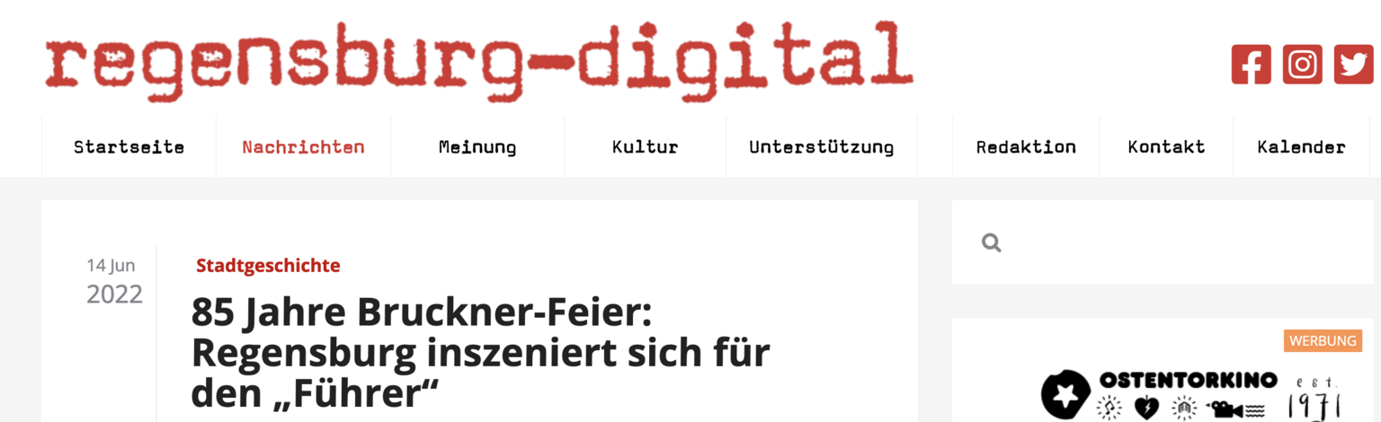 Ausriss von der Website von Regensburg-Digital Ausriss von der Website von Regensburg-Digital – Ausriss von der Website von Regensburg-Digital