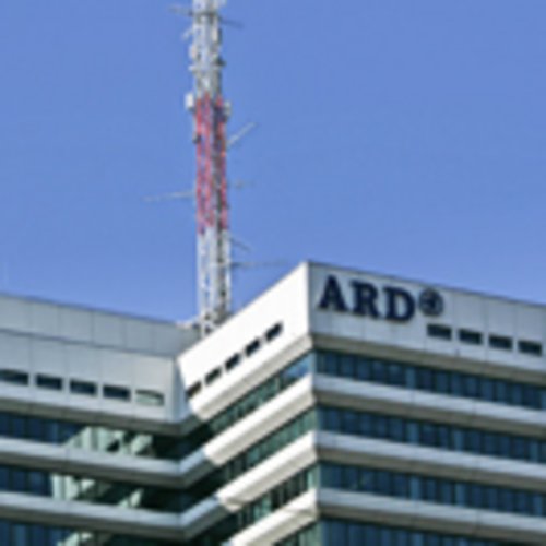 Außenansicht des ARD- und BR-Gebäudes in München
