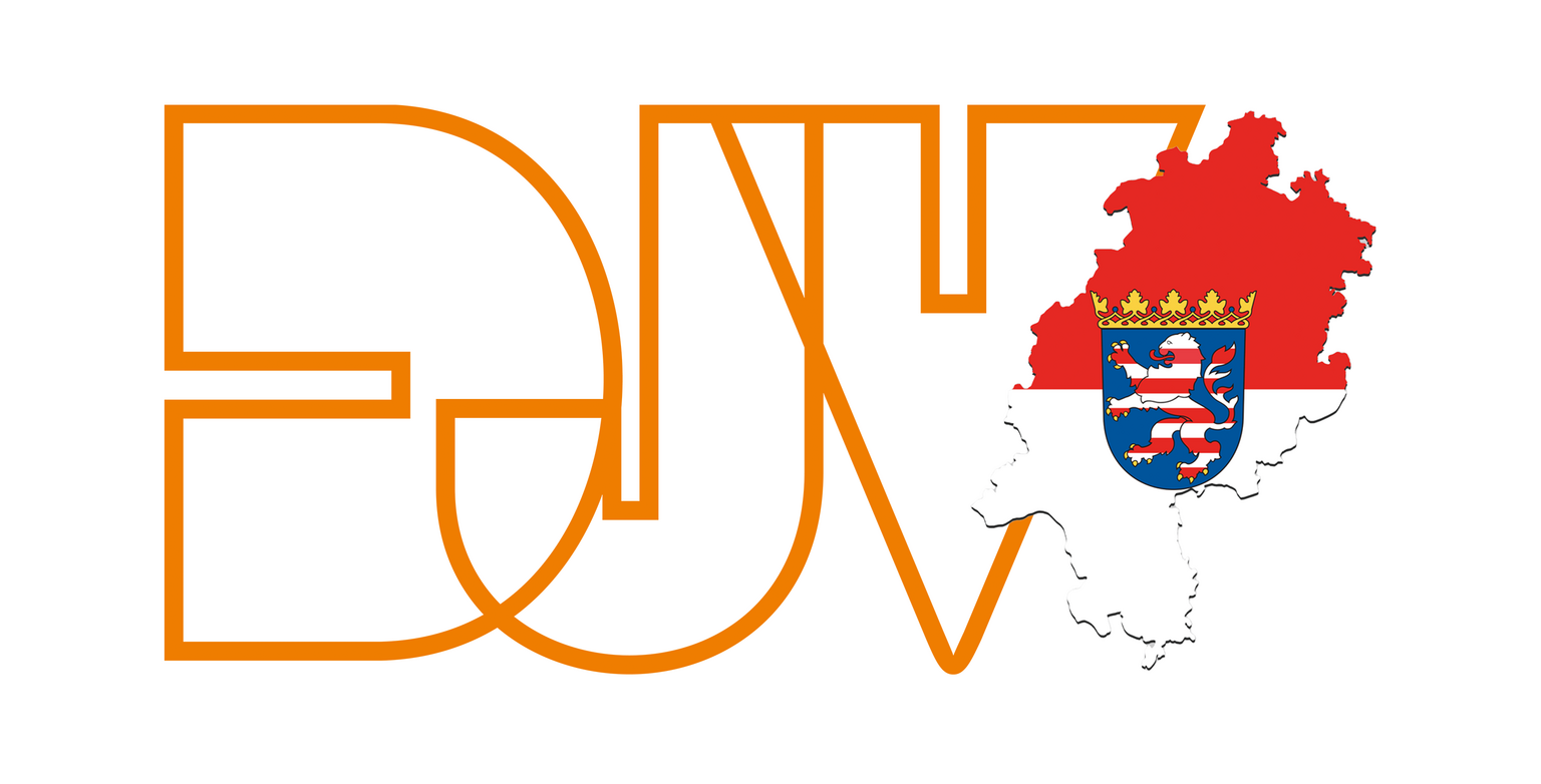 DJV Hessen Logo mit Hessenkarte DJV Hessen Logo mit Hessenkarte –
