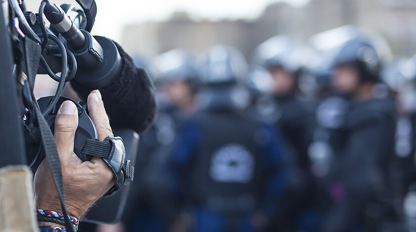 Für Journalist:innen und Polizei