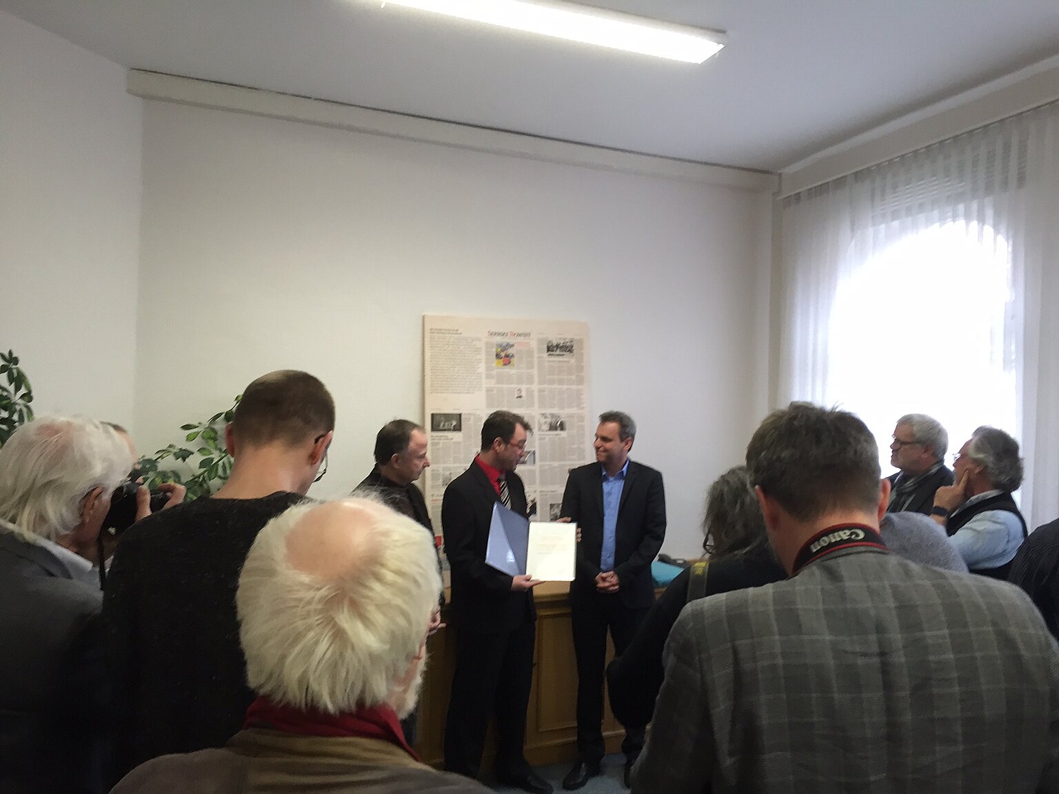  – Volles Haus bei der Ehrung der Serbske Nowiny. Foto: Hirschler