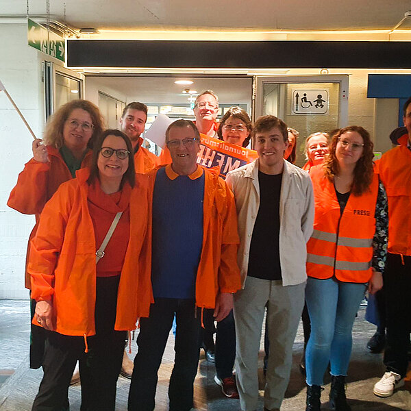 DJV-Aktionstag beim SWR in Stuttgart am 16.04.24, Foto: Gregor Schwarz