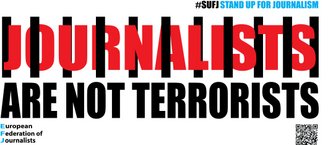 Logo Journalists are not terrorists