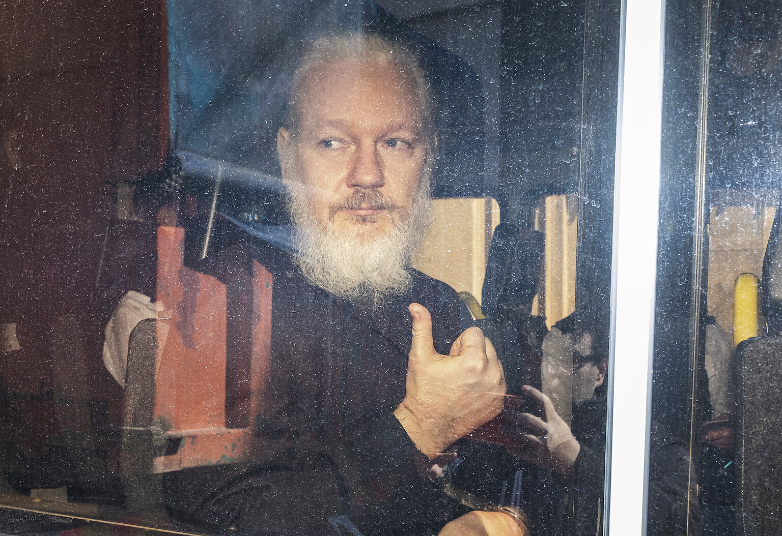 – Julian Assange. Foto: picture alliance/Zuma Press