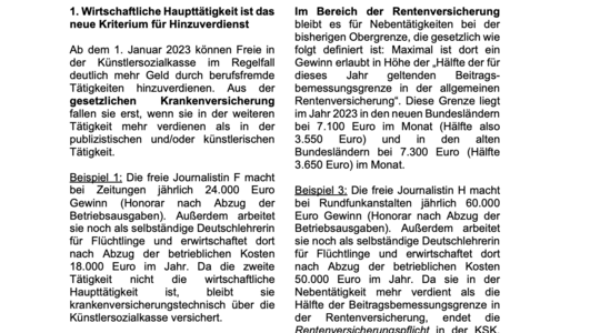 Künstlersozialkasse