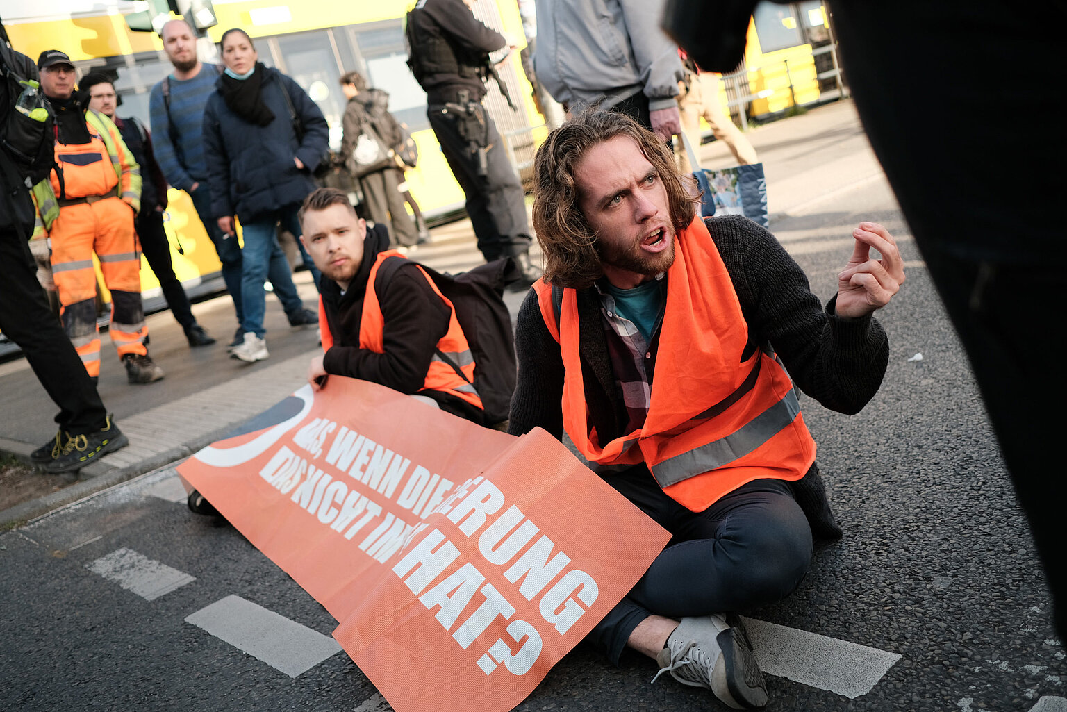  – Klimaprotest: Kontakte ausgespäht. Foto: Tenzin Heatherbell