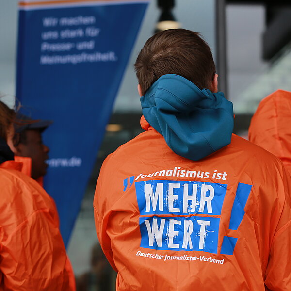 Warnstreik am 16.04.24 beim WDR