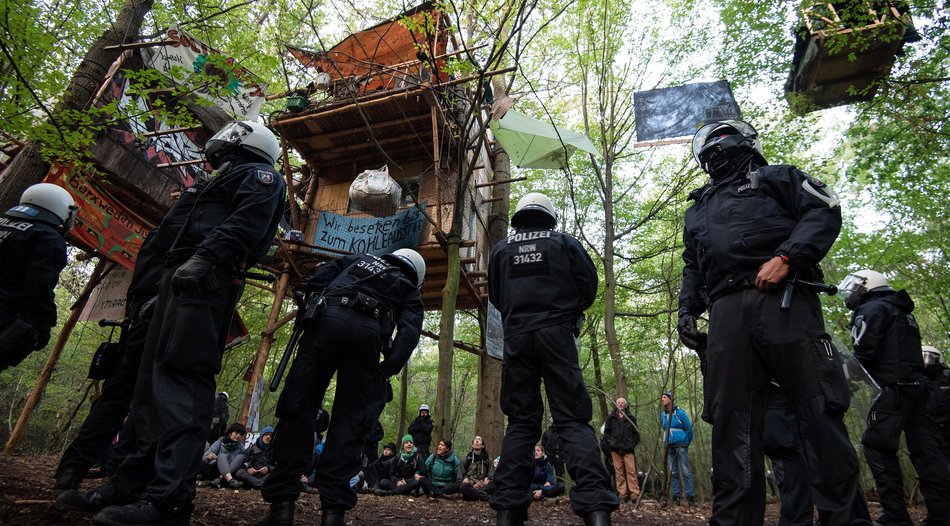  – Hambacher Forst: Einschränkungen entschuldigt. Foto: RP-Online