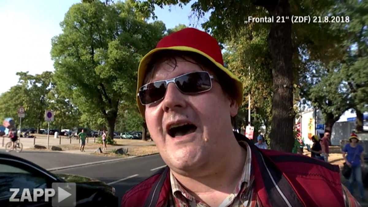  – Dresdner Pöbler: kein Einzelfall. Screenshot: Zapp