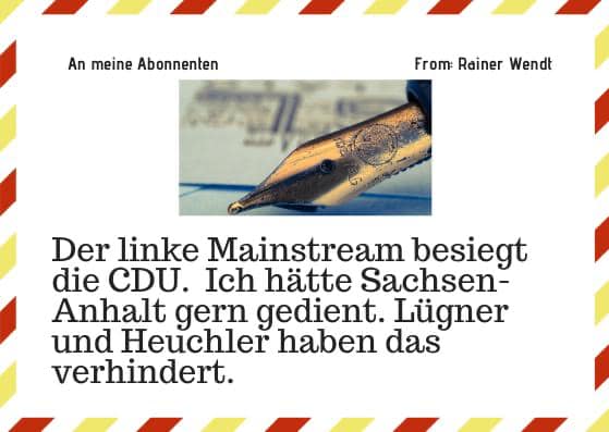 – Auf Facebook postete Wendt dieses Meme zu seiner Erklärung. Foto: Screenshot.