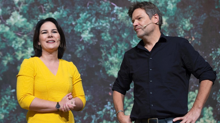  – Wer wird bei ProSieben interviewt: Annalena Baerbock oder Robert Habeck? Foto: Sven Simon/imago images