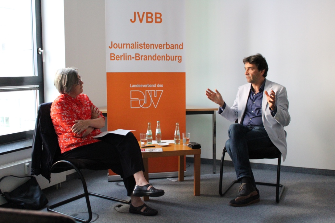  – Paul Spies, Direktor des Stadtmuseums Berlin, zu Gast beim JVBB (Fotos: Michaela Grimm)