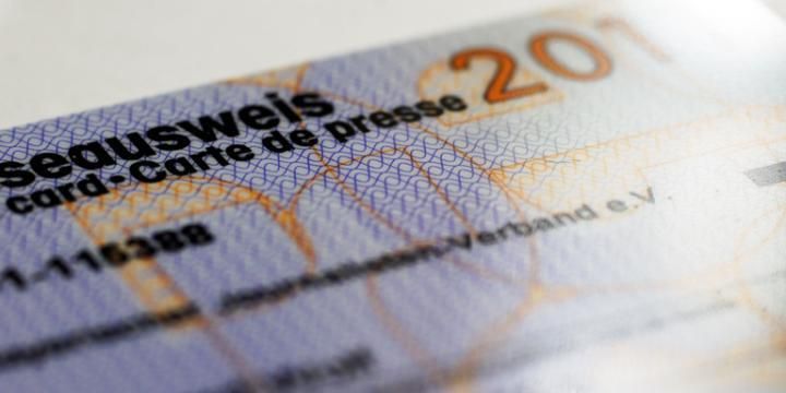 Abbildung Presseausweis – 
